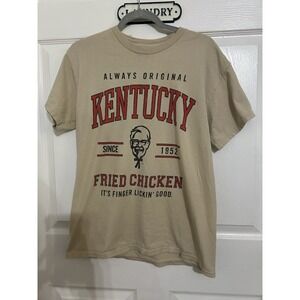 KFC Logo Collegiate Men's Graphic Tee with Short Sleeves Size Medium